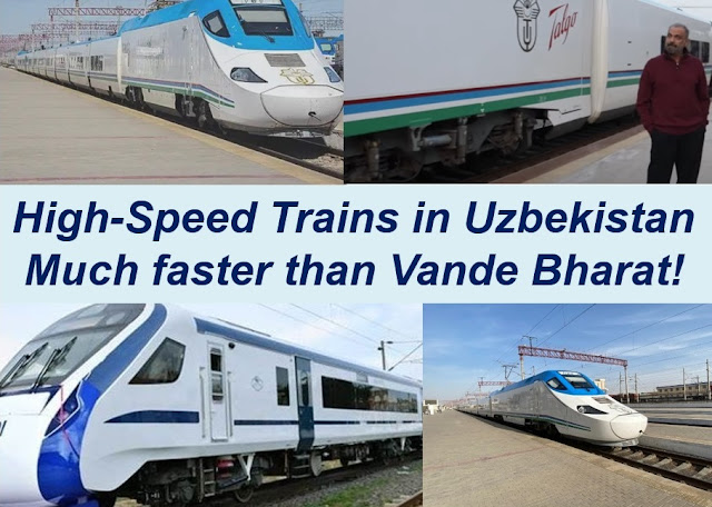 High-Speed Talgo Trains in Uzbekistan Much faster than Vande Bharat!