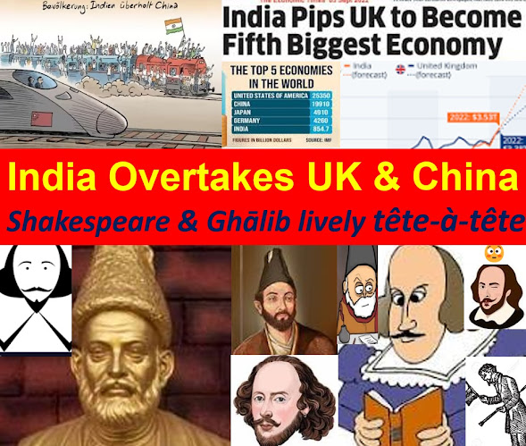 India Overtakes UK and China A lively Shakespeare and Ghālib tête-à-tête