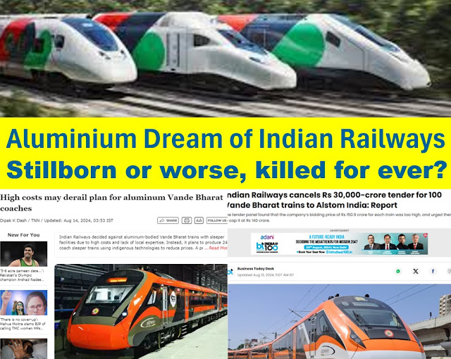 Aluminium Dream of Indian Railways! Stillborn or Killed?