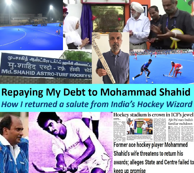 Repaying My Debt to Mohammad Shahid: A Turf for a Titan